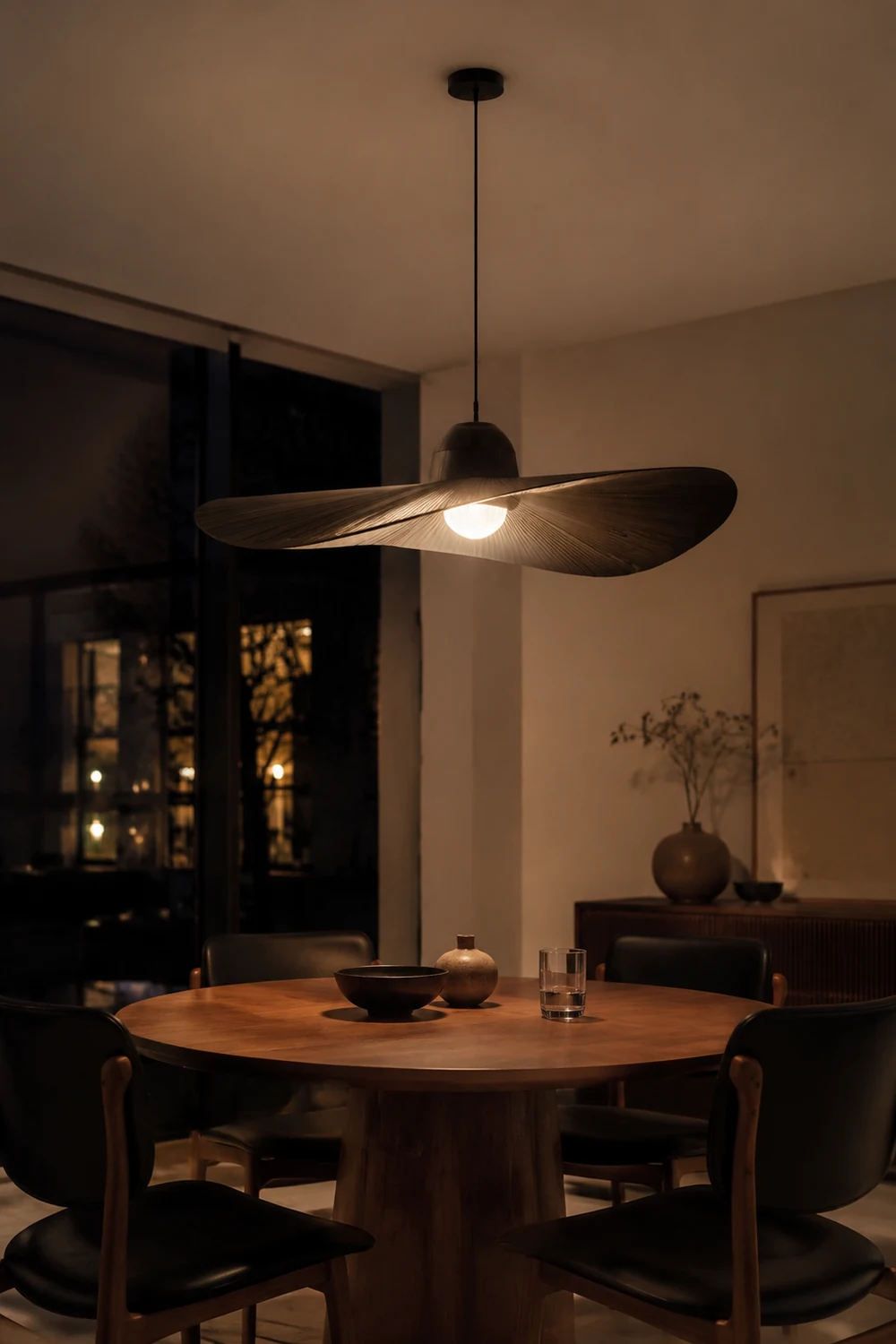 Renée Pendelleuchte 2 Farbe, Stoffe, ∅60/80cm - Lumpaz