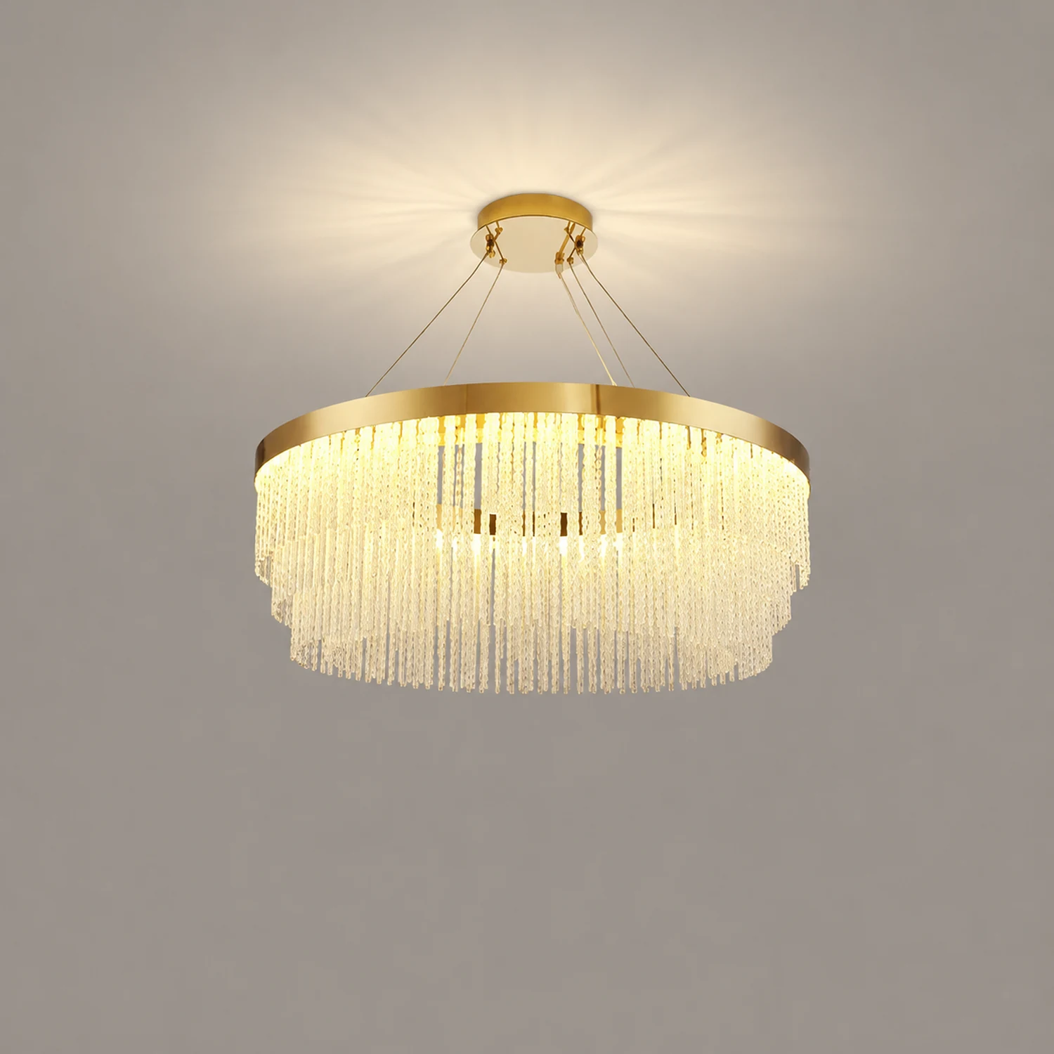 Colon Quasten Pendelleuchte Farbtemperatur umschaltbar, ∅40/60/80/100cm - Lumpaz