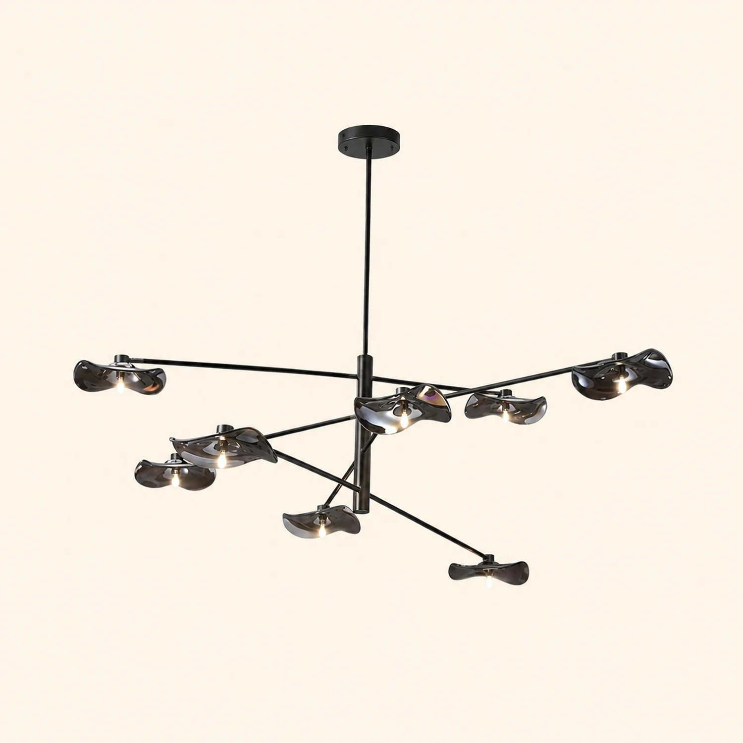 Carins Pendelleuchte 2 Farbe, 6/8 -flammig - Lumpaz