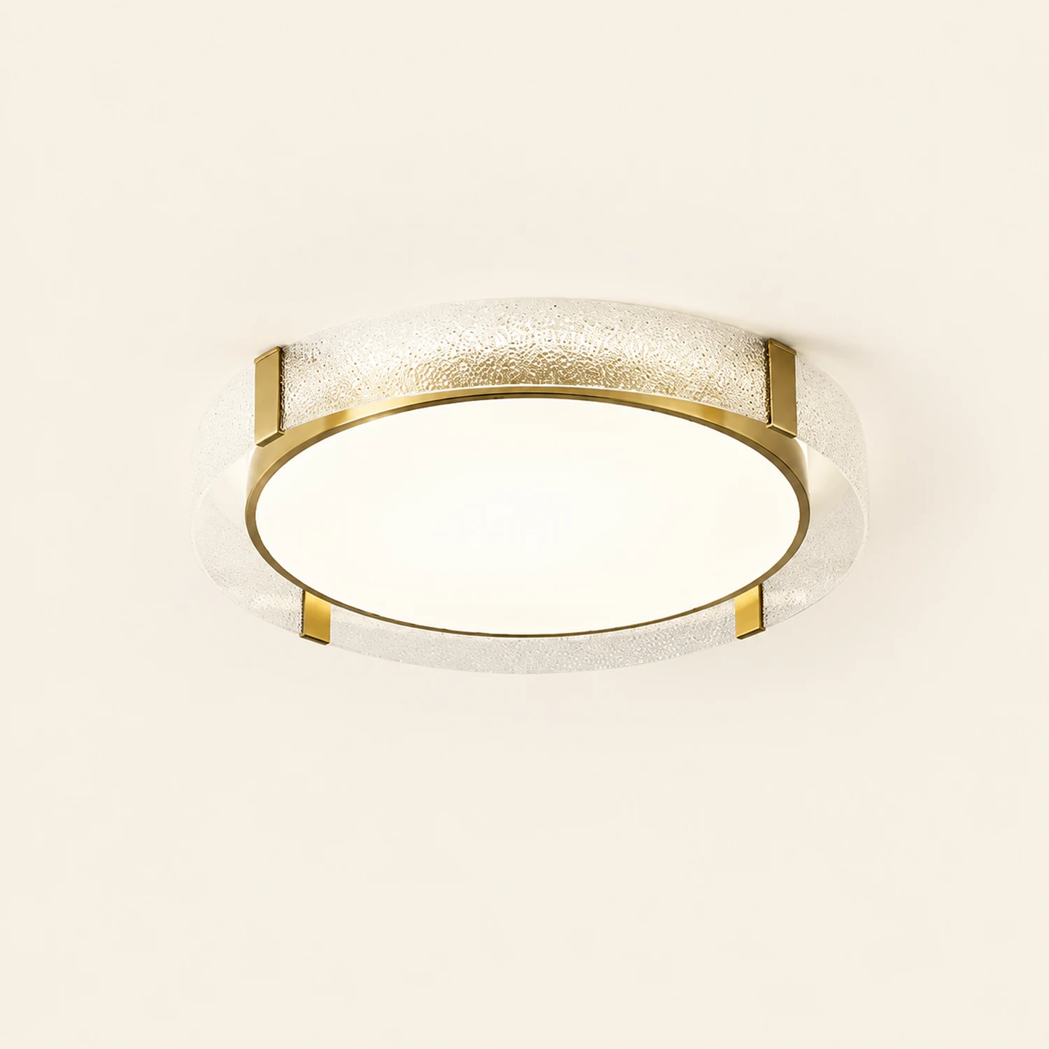Quinn Deckenleuchte, Kupfer & Glas, ∅40/50/60cm - Lumpaz