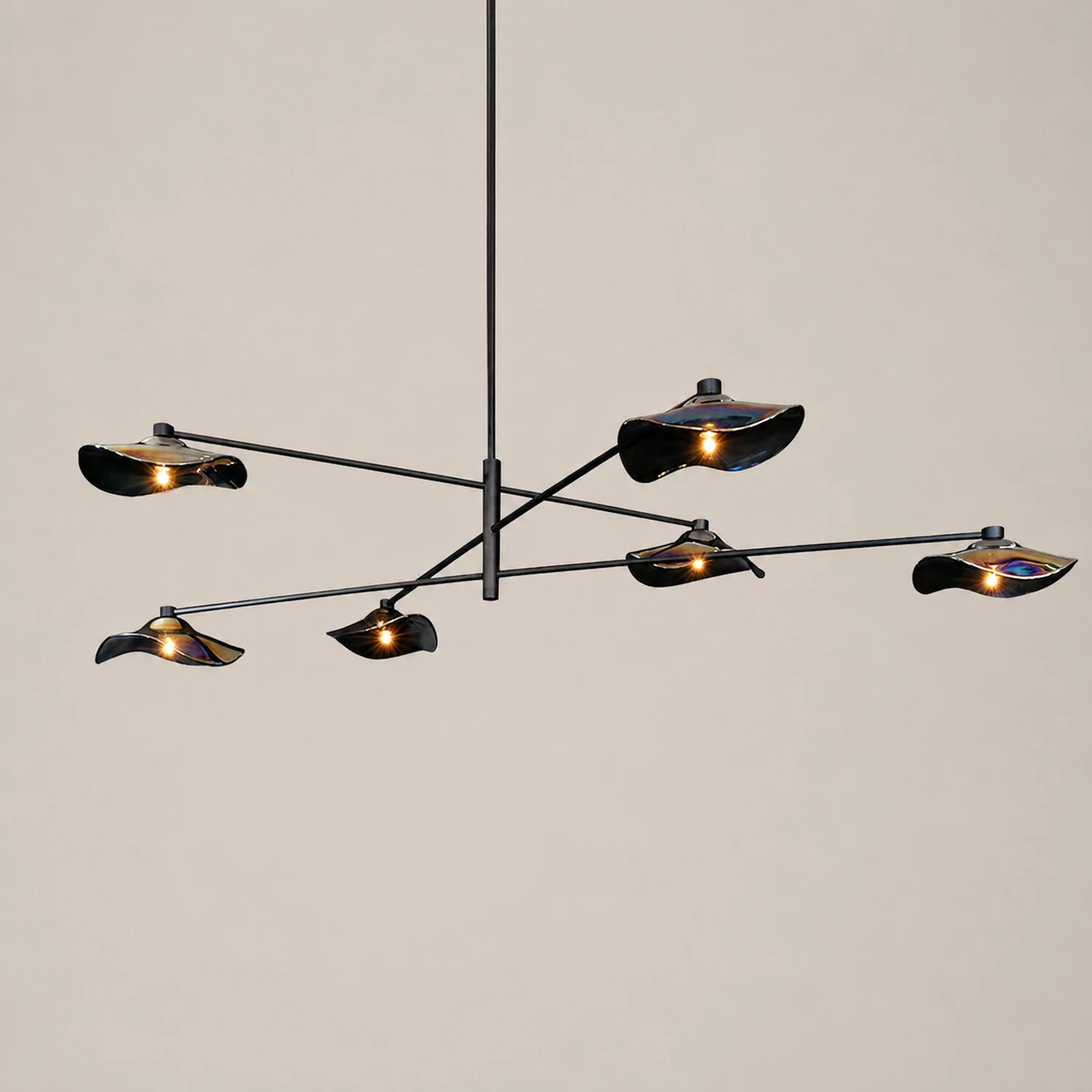 Carins Pendelleuchte 2 Farbe, 6/8 -flammig - Lumpaz