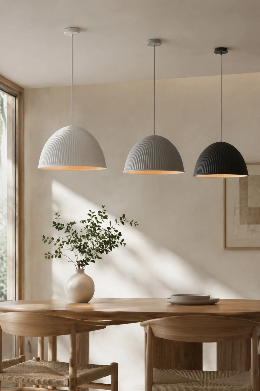 Morandi Pendelleuchte 3 Farben, Harz, ∅30/60cm - Lumpaz