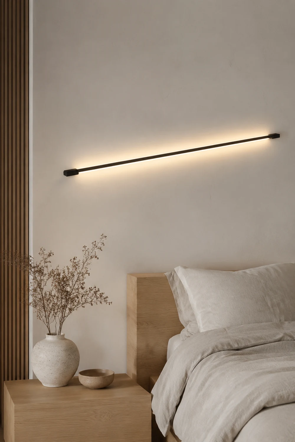 Edge Schlank Linear Wandlampe, 60/80/100/120/150/180/200CM - Lumpaz