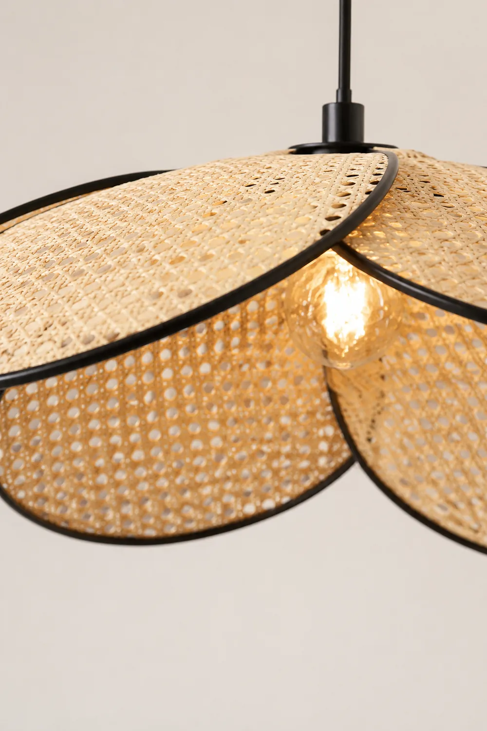 Ritta Pendelleuchte 2 Farben, Rattan & Weidengeflecht, ∅40/50/60cm - Lumpaz