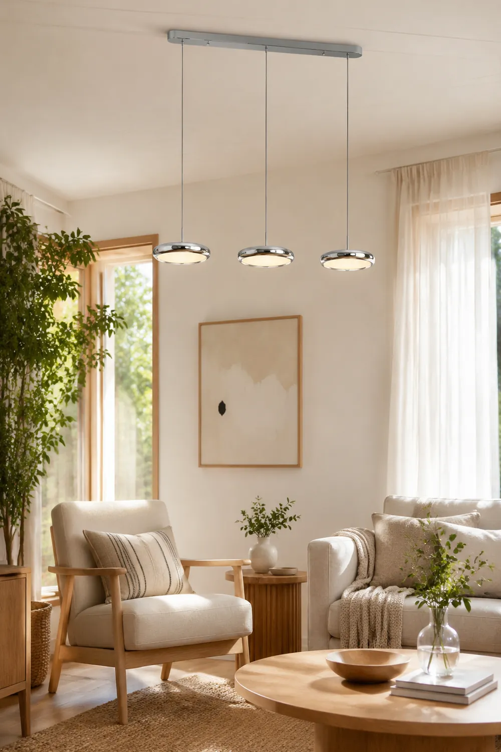 Welsh Cluster Pendelleuchte Farbtemperatur umschaltbar, 1/3 Kopf 3 Farbe - Lumpaz