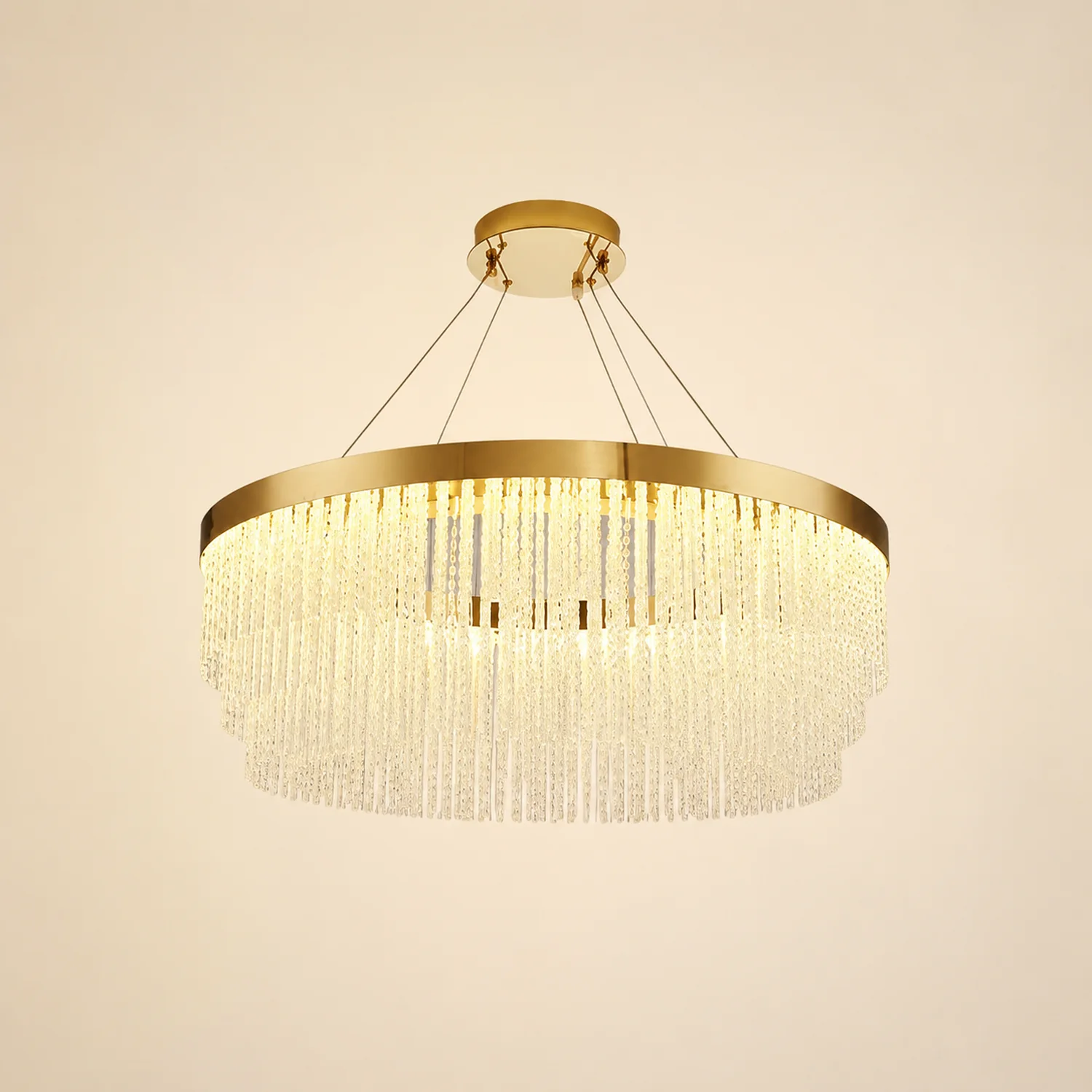 Colon Quasten Pendelleuchte Farbtemperatur umschaltbar, ∅40/60/80/100cm - Lumpaz