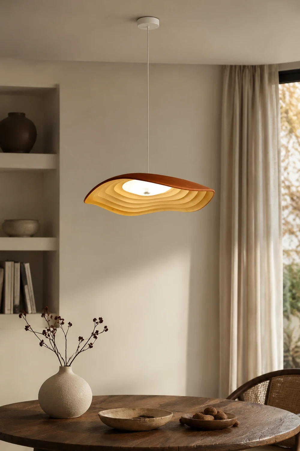 Carins Cluster Pendelleuchte 2 Farben, Harz, 1/2 Kopf, ∅40/60cm - Lumpaz