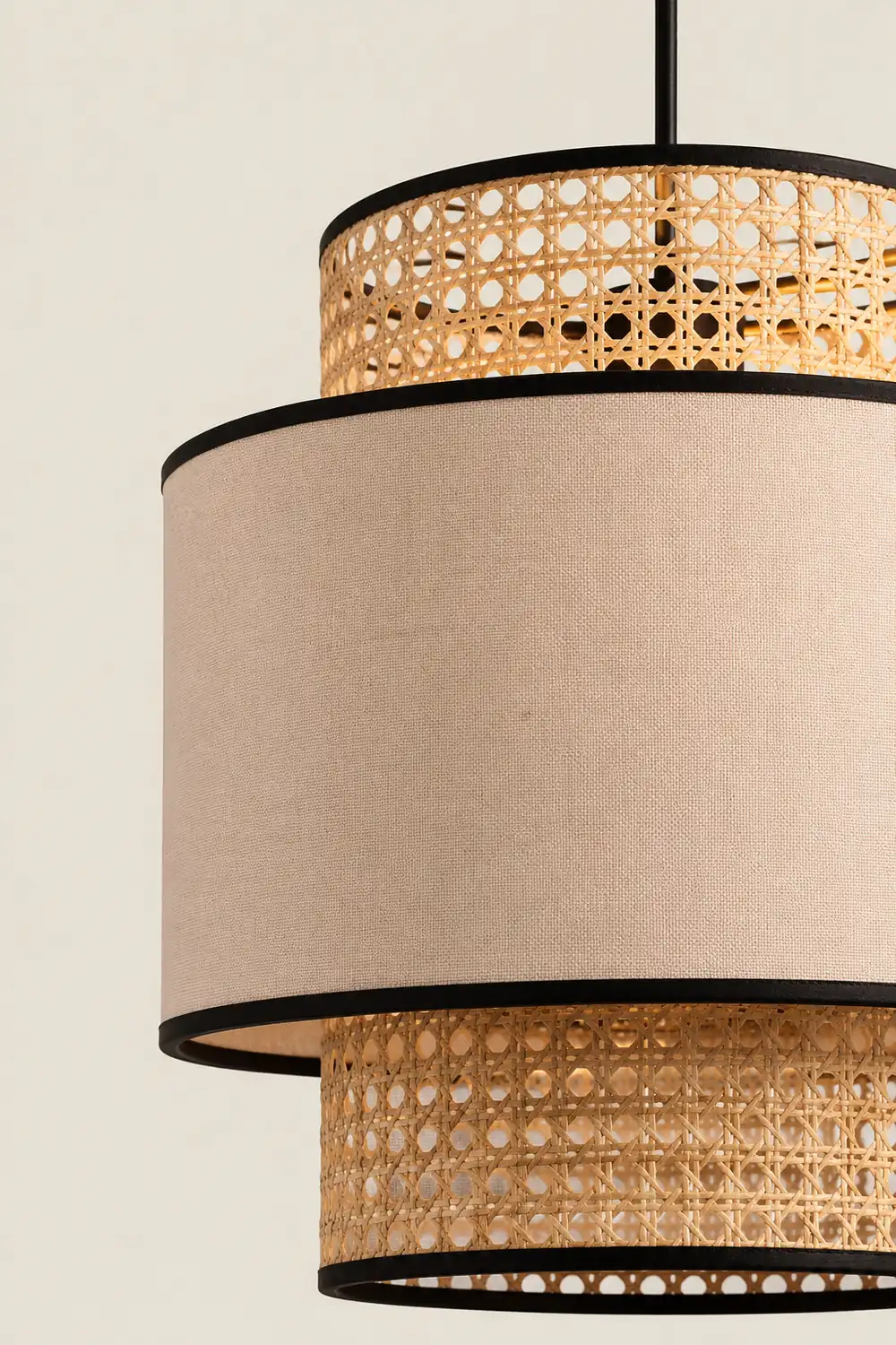 Ritta Pendelleuchte, Beige, ∅30/40/50cm - Lumpaz