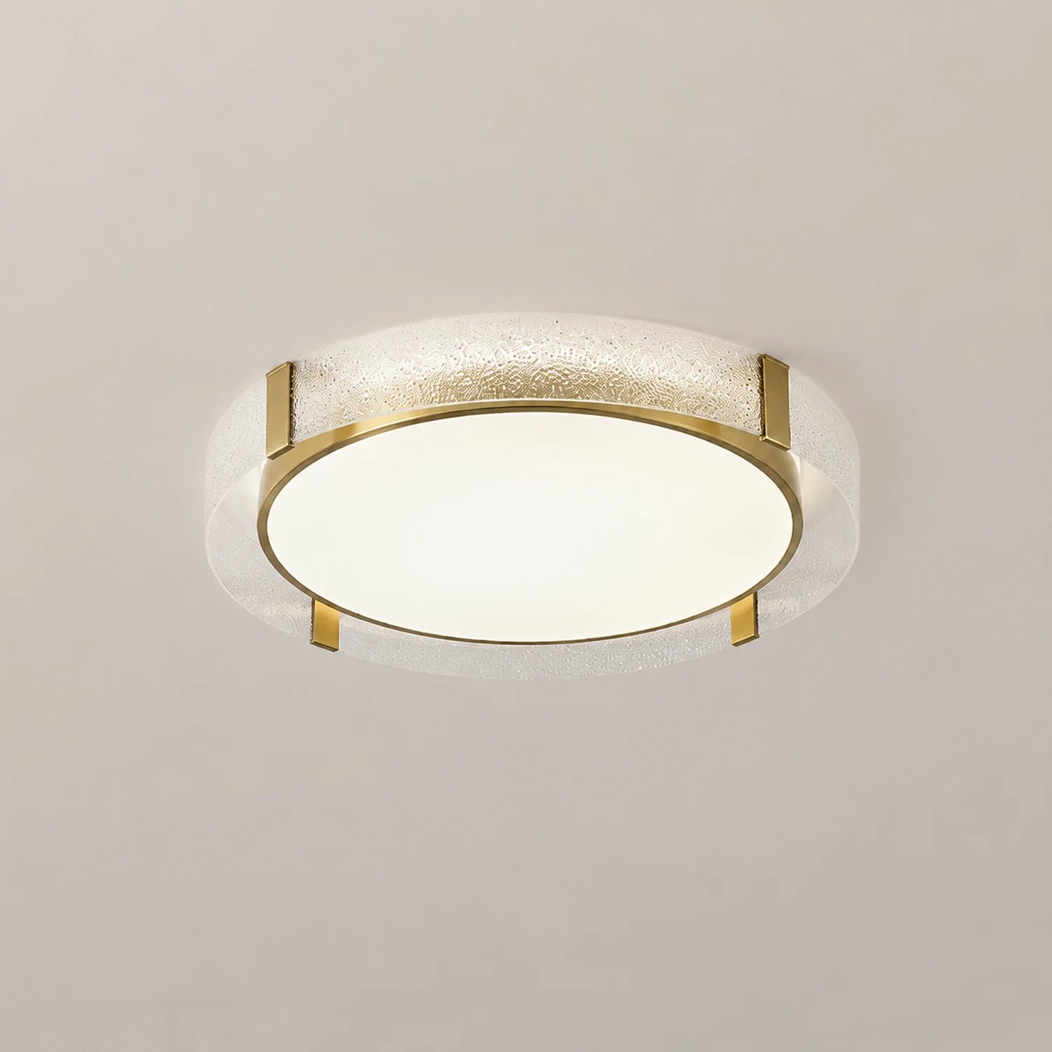 Quinn Deckenleuchte, Kupfer & Glas, ∅40/50/60cm - Lumpaz