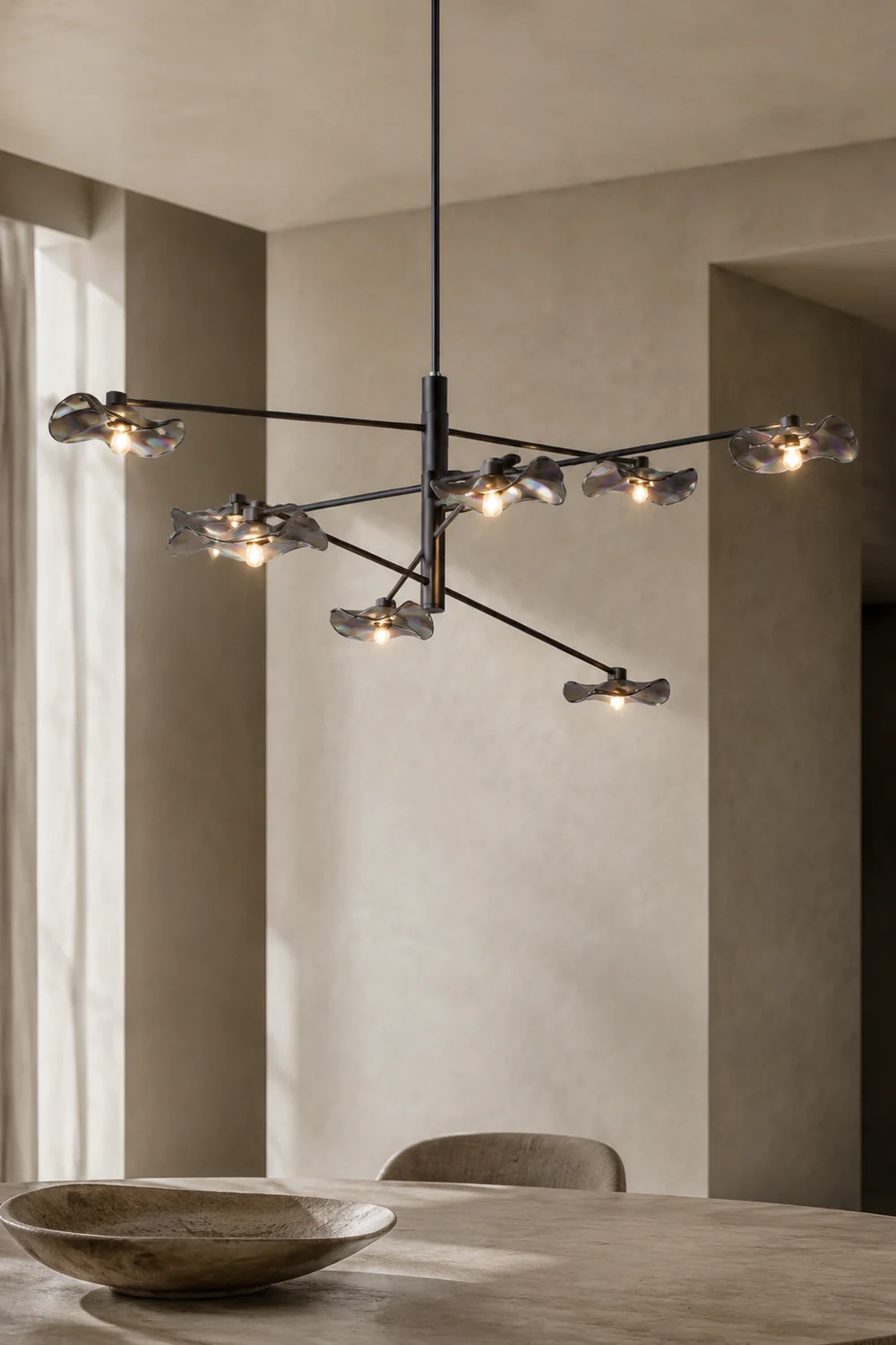 Carins Pendelleuchte 2 Farbe, 6/8 -flammig - Lumpaz