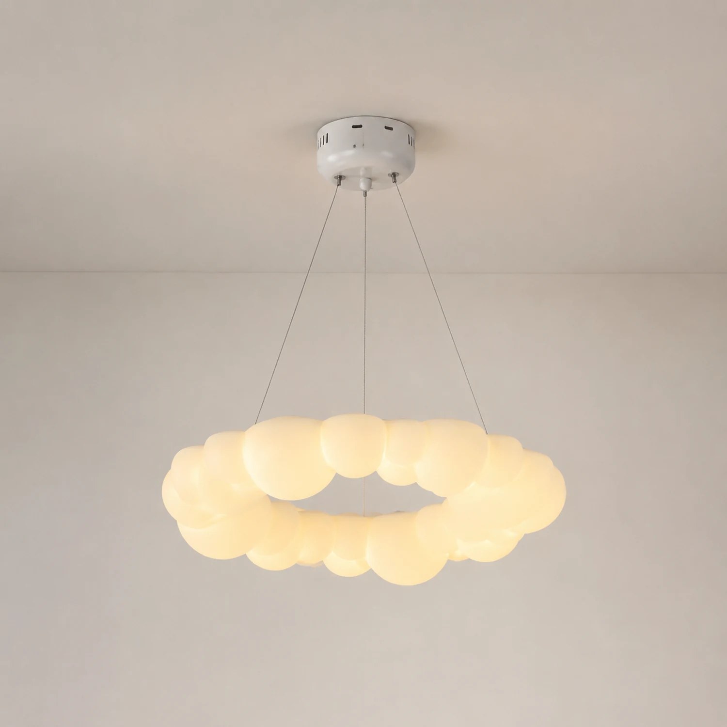 Quinn Pendelleuchte & Deckenleuchte Fernbedienung Dimmbar, Dia49cm - Lumpaz