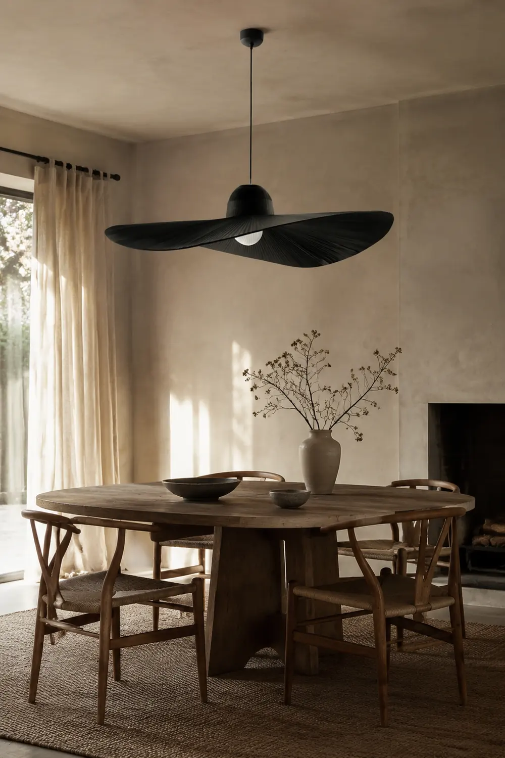 Renée Pendelleuchte 2 Farbe, Stoffe, ∅60/80cm - Lumpaz