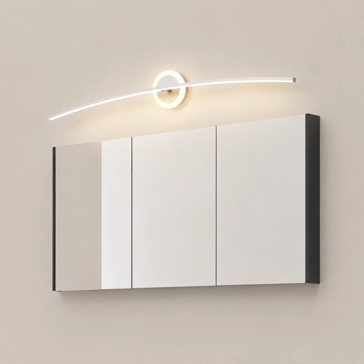 Leigh Wandlampe Vanity Spiegelfront Farbtemperatur umschaltbar, 80/100cm - Lumpaz