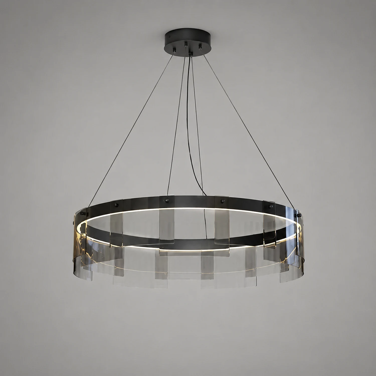 Evette Pendelleuchte Farbtemperatur umschaltbar, ∅60/80/100cm - Lumpaz