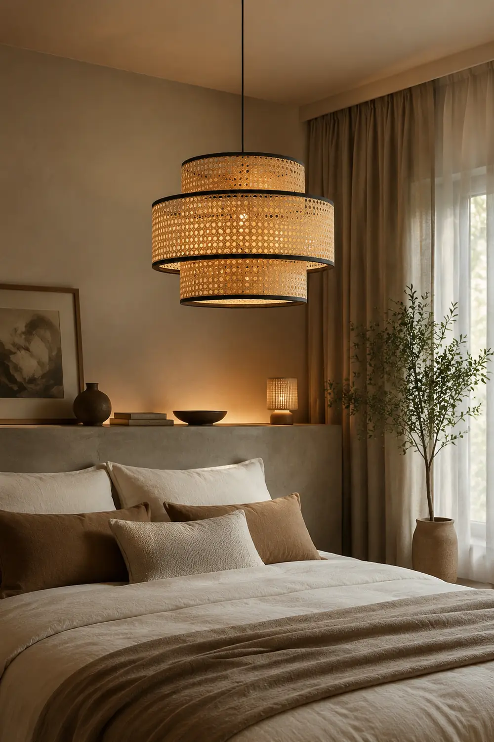 Ritta Pendelleuchte, dreilagig, ∅40/50/60cm - Lumpaz
