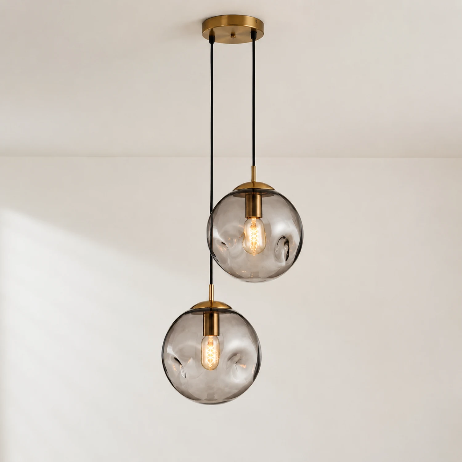 Hailie Cluster Pendelleuchte 2 Farbe, 1/2 Kopf - Lumpaz
