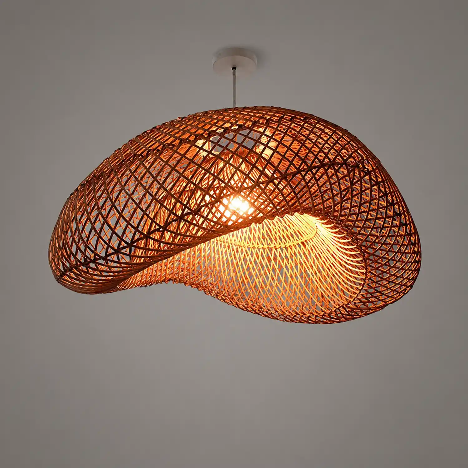 Muto Pendelleuchte, Rattan, ∅50/60/80cm - Lumpaz
