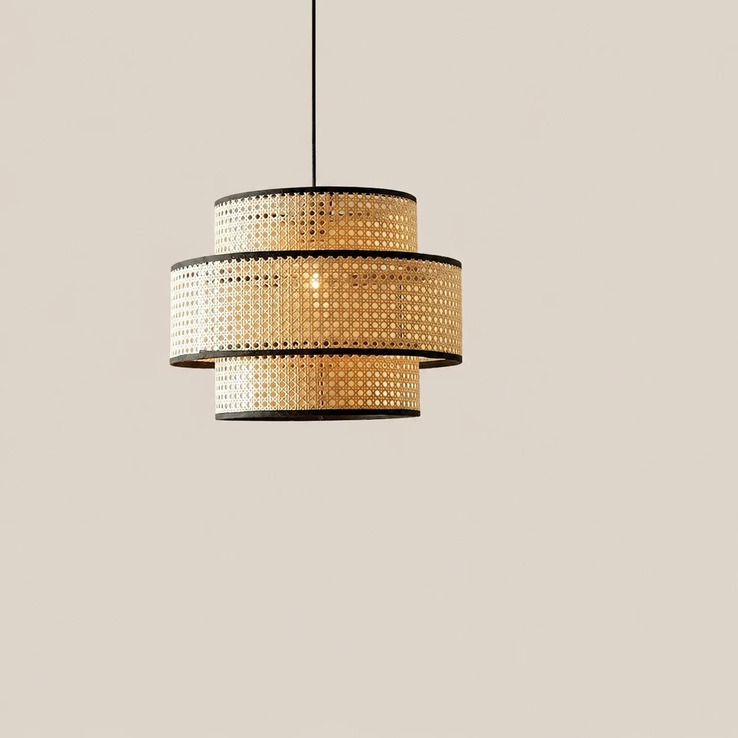 Ritta Pendelleuchte, dreilagig, ∅40/50/60cm - Lumpaz