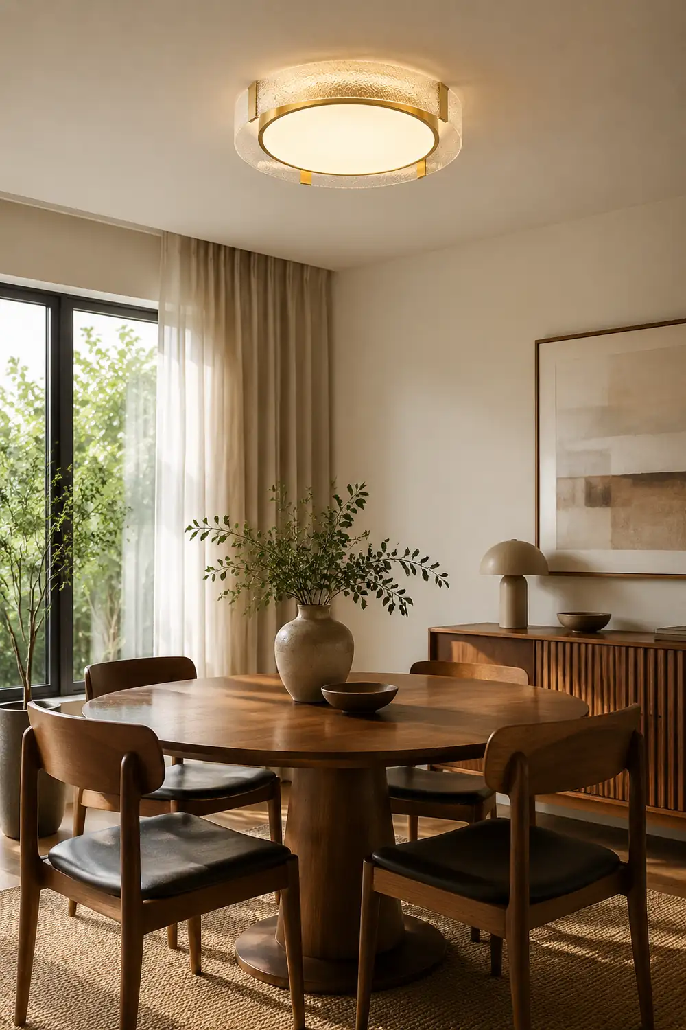 Quinn Deckenleuchte, Kupfer & Glas, ∅40/50/60cm - Lumpaz