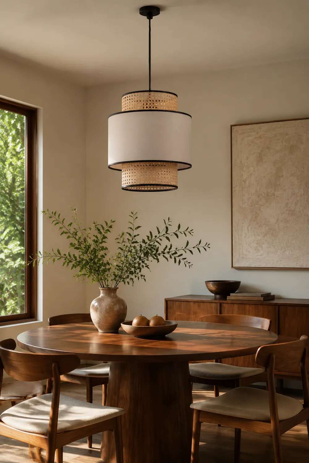 Ritta Pendelleuchte, Beige, ∅30/40/50cm - Lumpaz