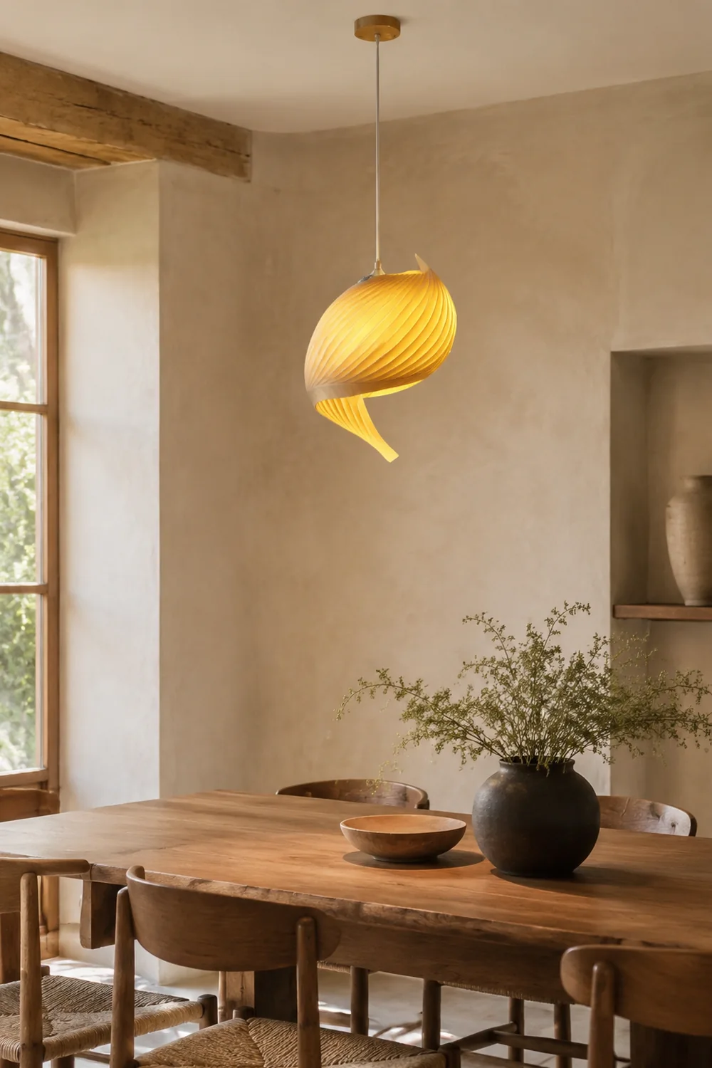 Ozawa Pendelleuchte, Holz - Lumpaz