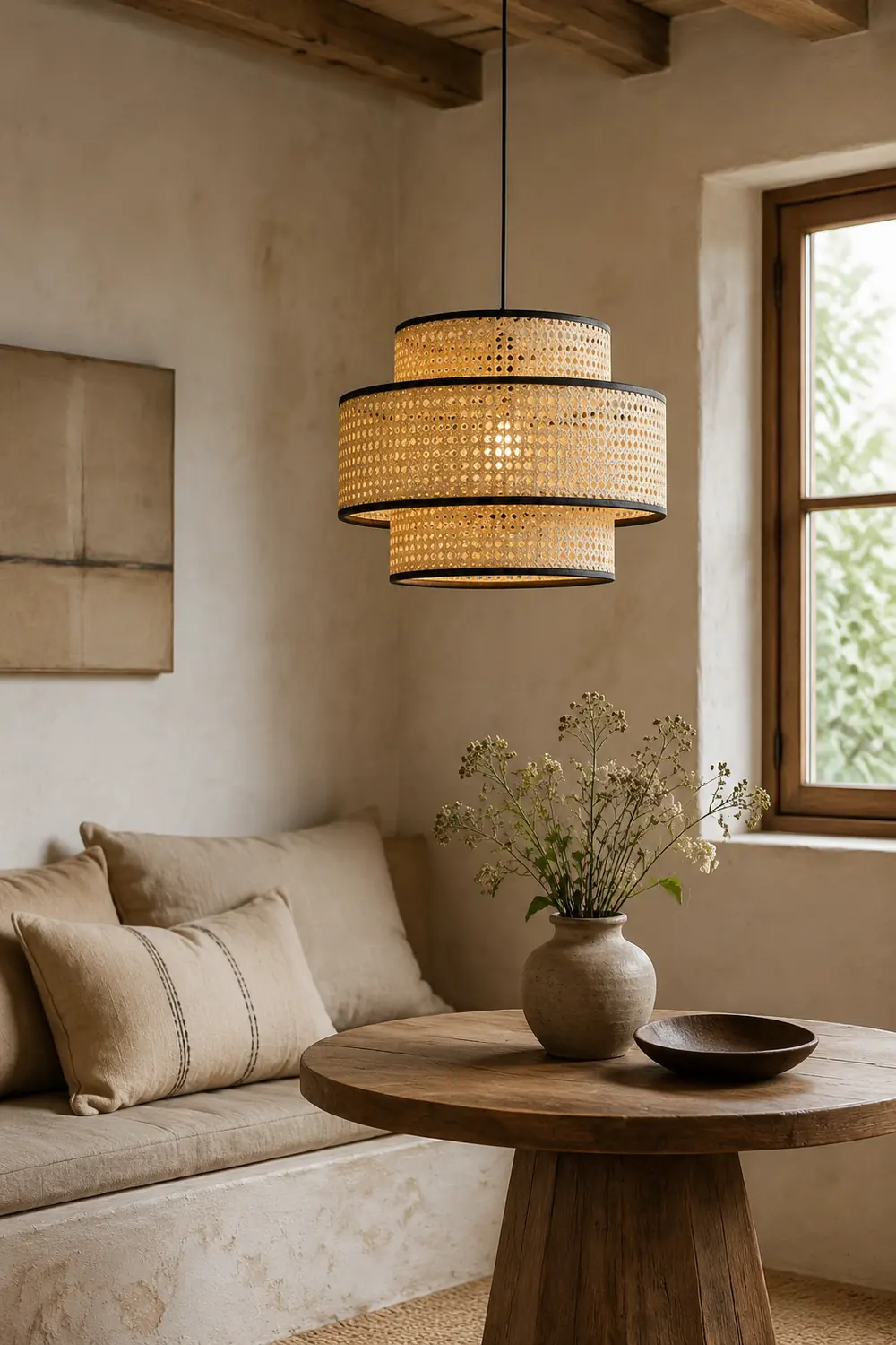 Ritta Pendelleuchte, dreilagig, ∅40/50/60cm - Lumpaz