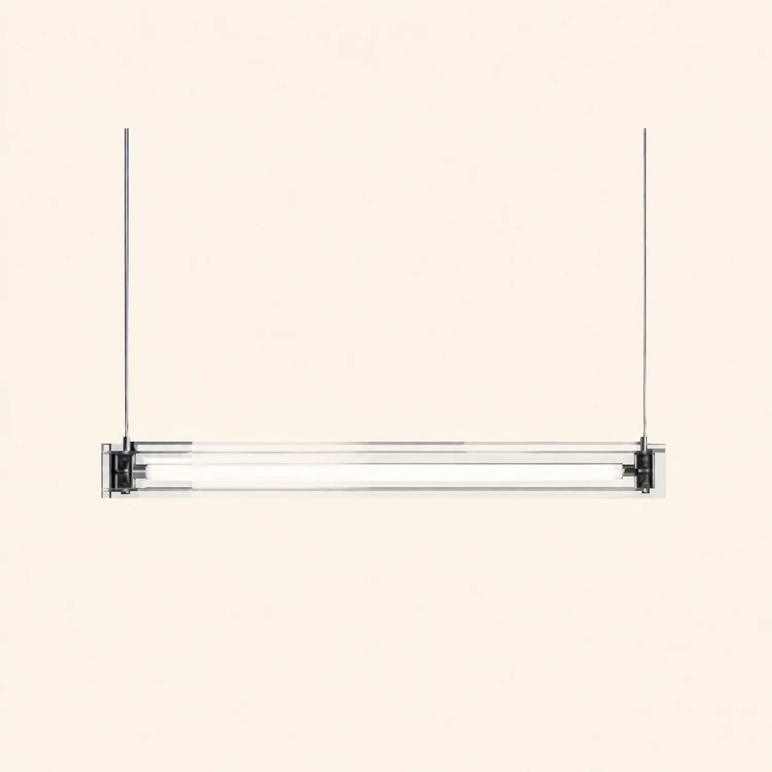 Edge Pendelleuchte, Metall+Glas, 80/100cm - Lumpaz