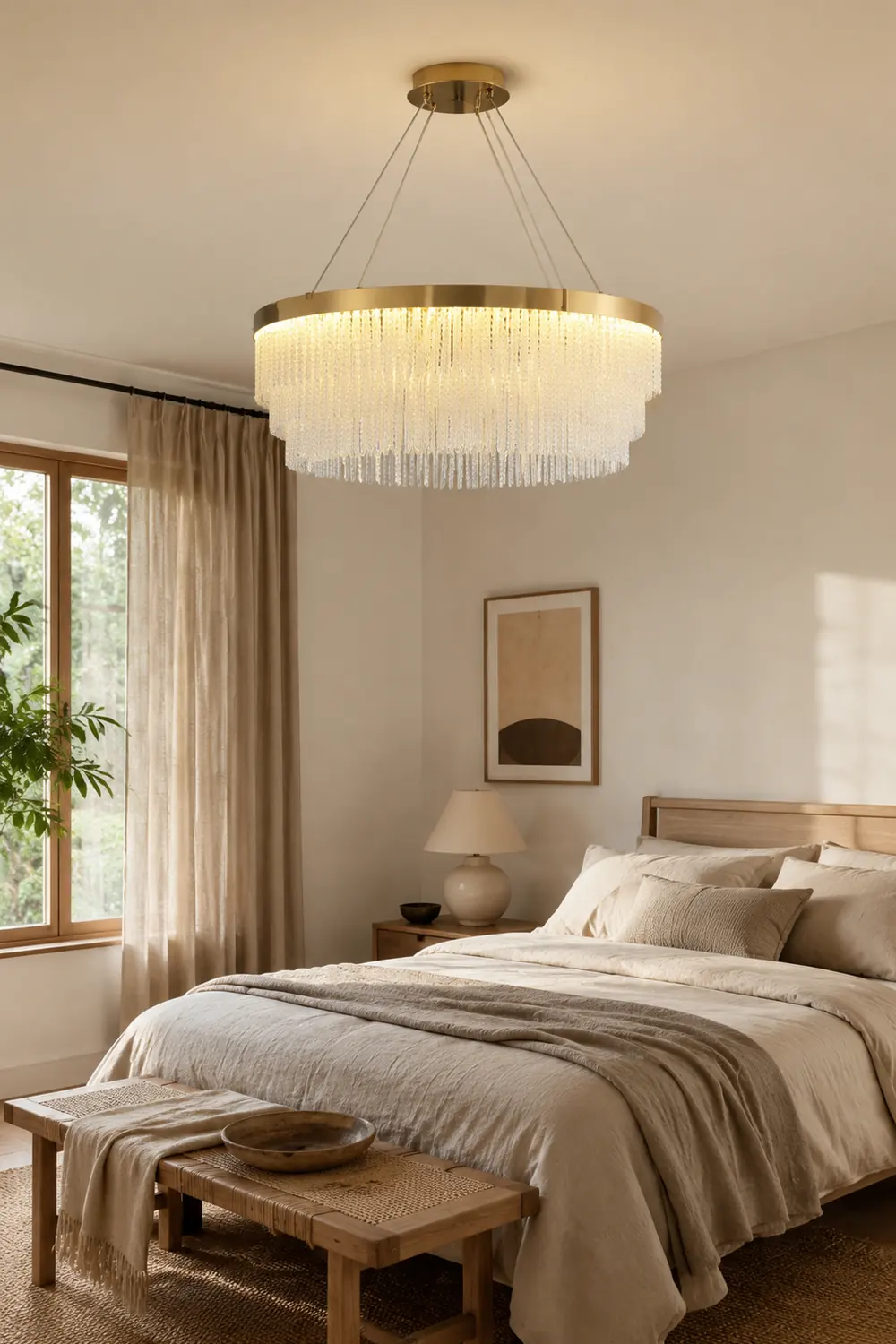 Colon Quasten Pendelleuchte Farbtemperatur umschaltbar, ∅40/60/80/100cm - Lumpaz