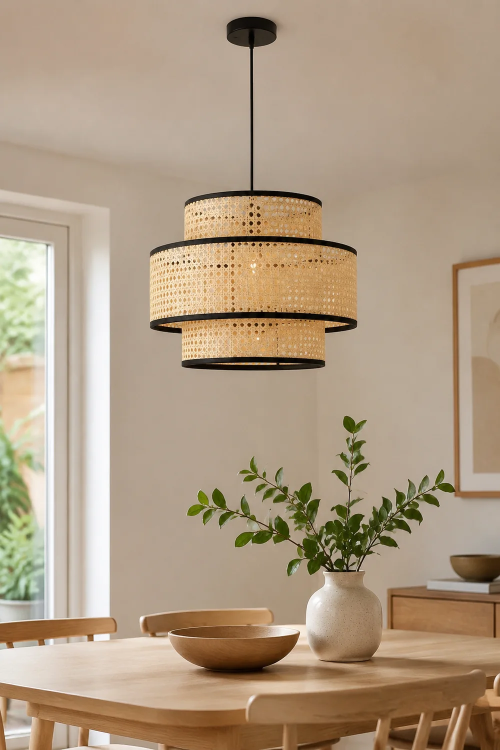 Ritta Pendelleuchte, dreilagig, ∅40/50/60cm - Lumpaz