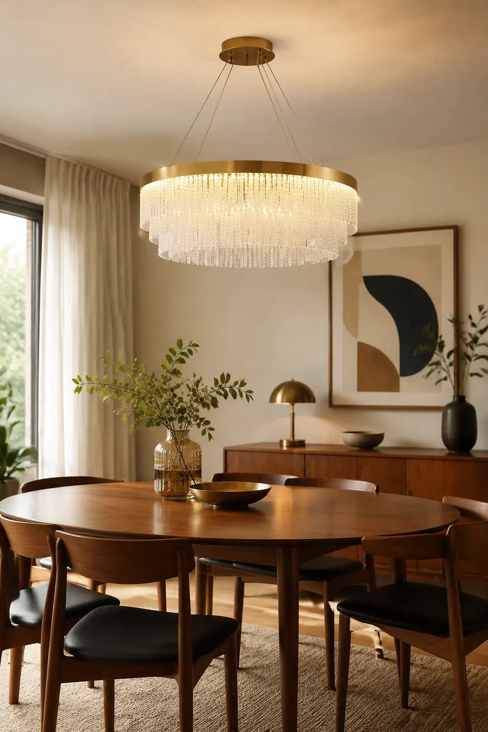 Colon Quasten Pendelleuchte Farbtemperatur umschaltbar, ∅40/60/80/100cm - Lumpaz