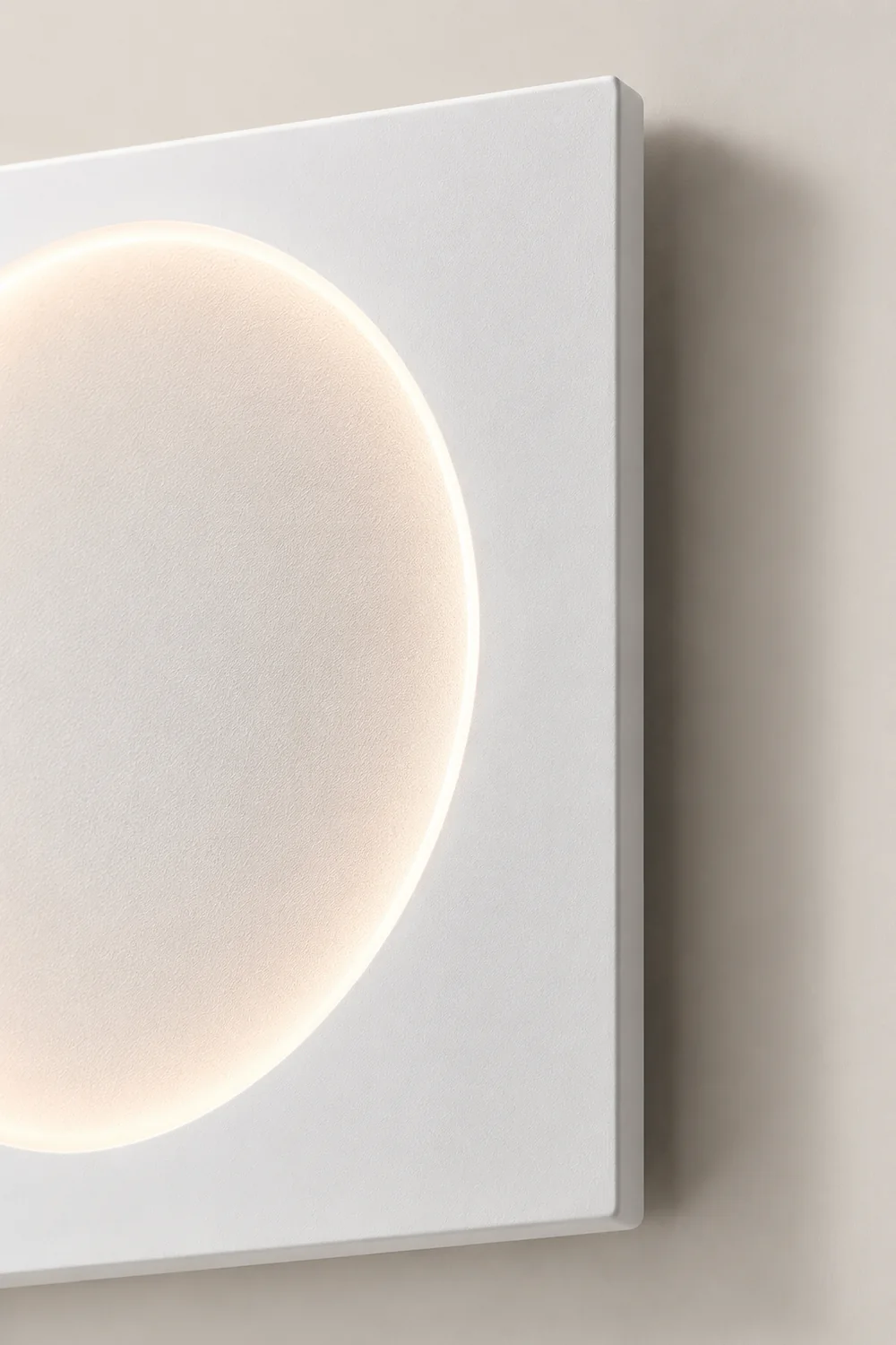 Elif Mond Wandlampe Fernbedienung Dimmbar, 30/40/50cm - Lumpaz