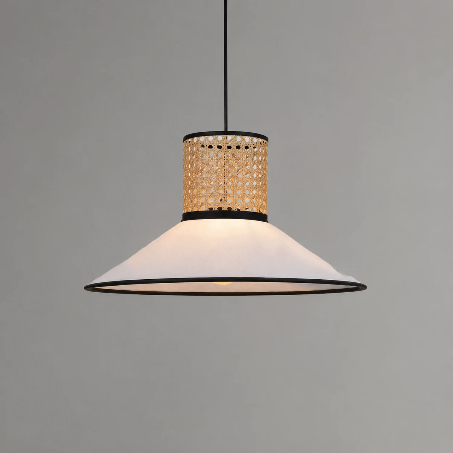 Ritta Pendelleuchte, Weiß, Durchmesser30/40/50cm - Lumpaz