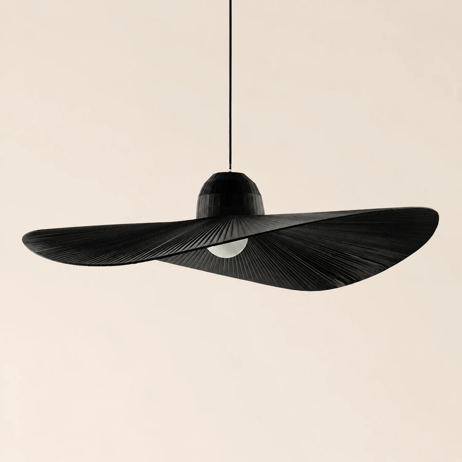 Renée Pendelleuchte 2 Farbe, Stoffe, ∅60/80cm - Lumpaz