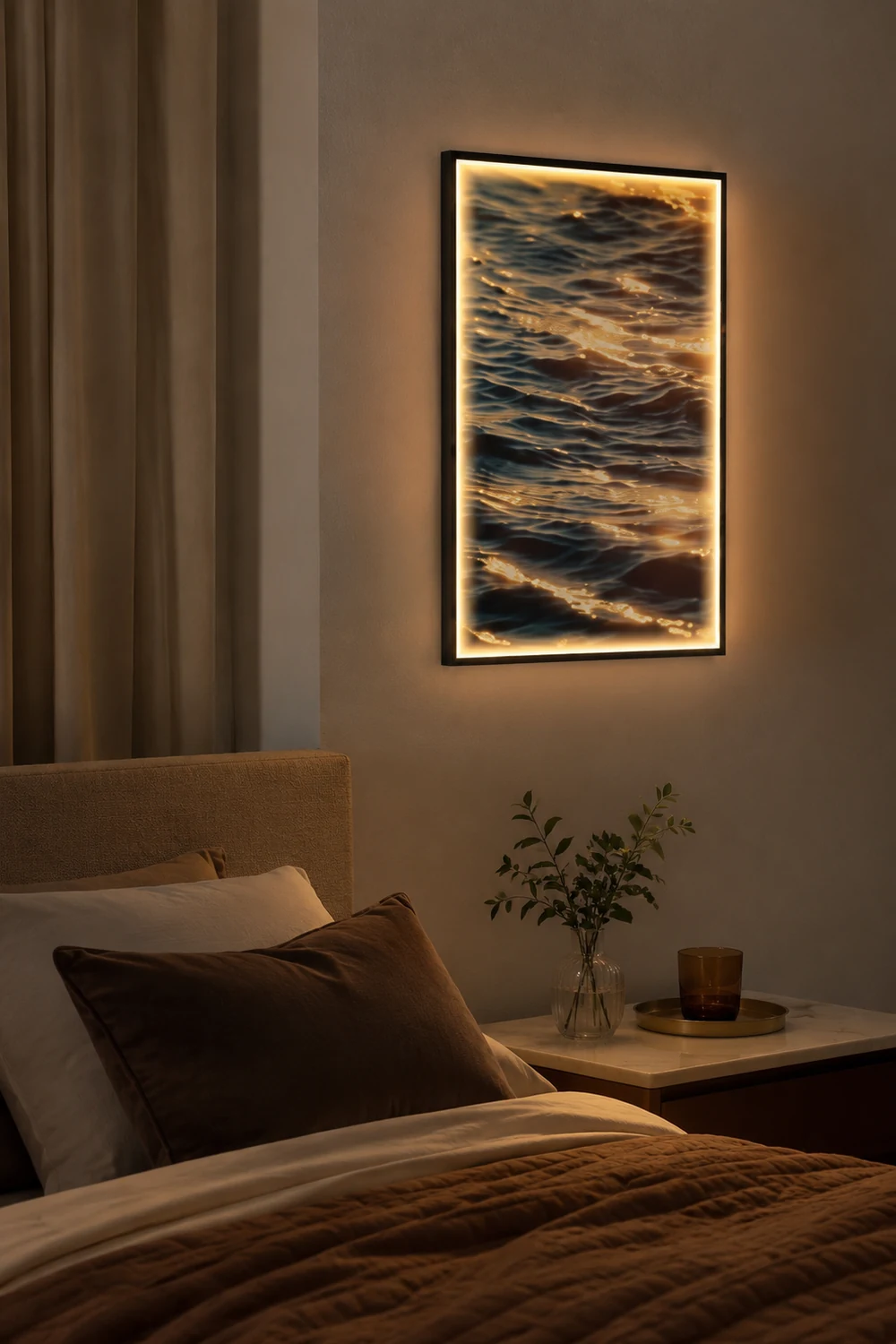Velia Wandmalerei Lampe Dekorativelampe, 3 Stil - Lumpaz
