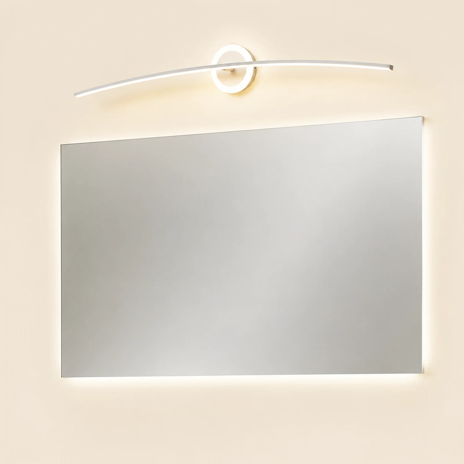 Leigh Wandlampe Vanity Spiegelfront Farbtemperatur umschaltbar, 80/100cm - Lumpaz