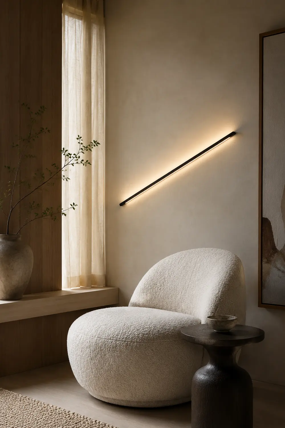 Edge Schlank Linear Wandlampe, 60/80/100/120/150/180/200CM - Lumpaz