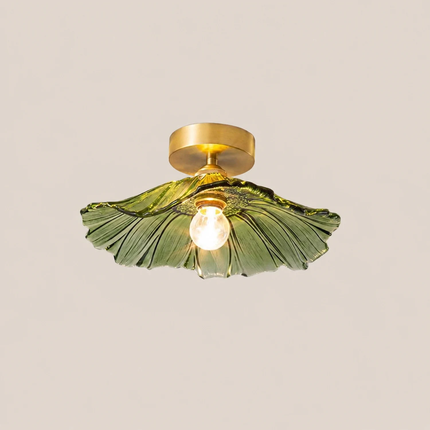 Carins Semi-Flush Mount Deckenleuchte 3 Farbtemperatur schaltbar, reines Kupfer, 2 Farben - Lumpaz