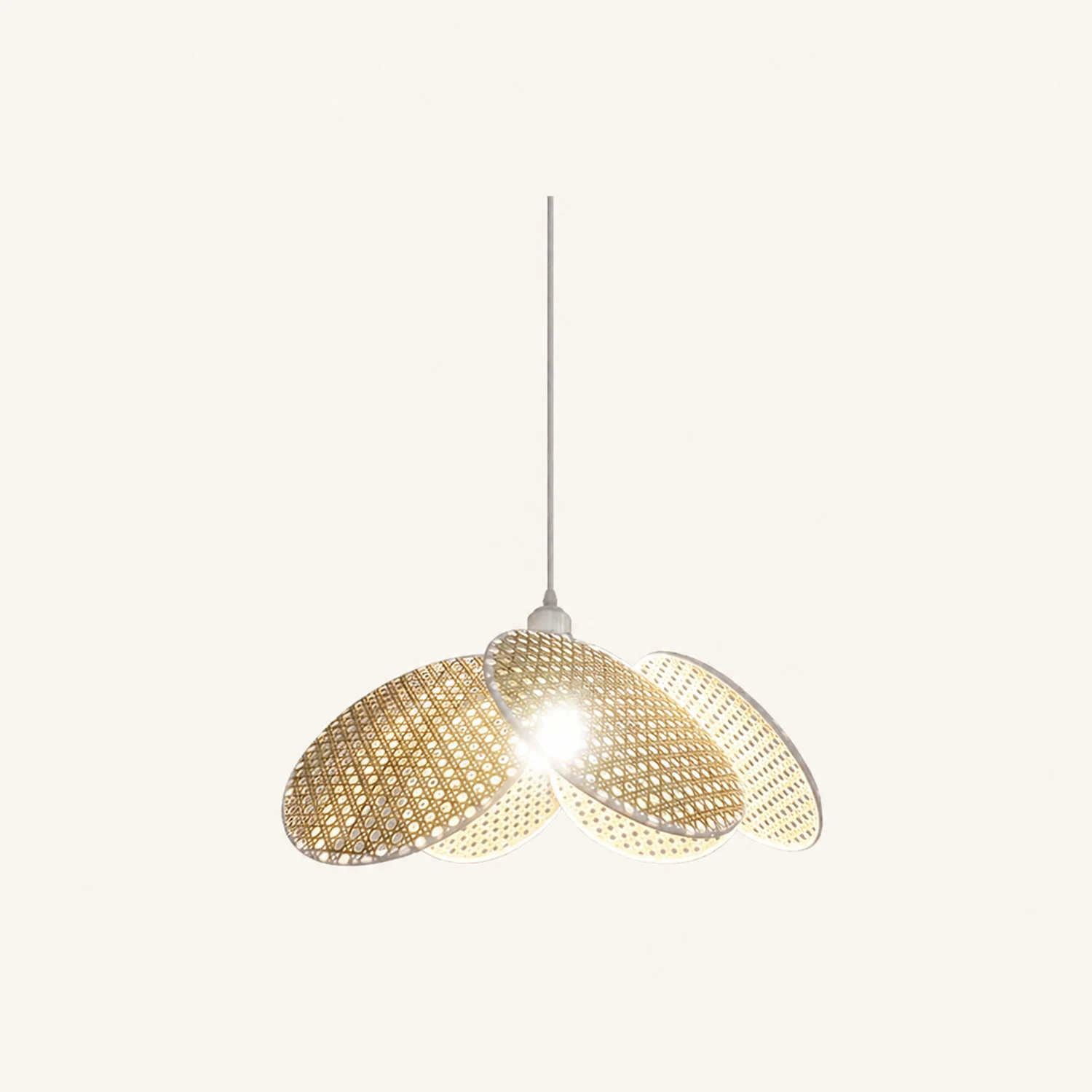 Ritta Pendelleuchte 2 Farben, Rattan & Weidengeflecht, ∅40/50/60cm - Lumpaz