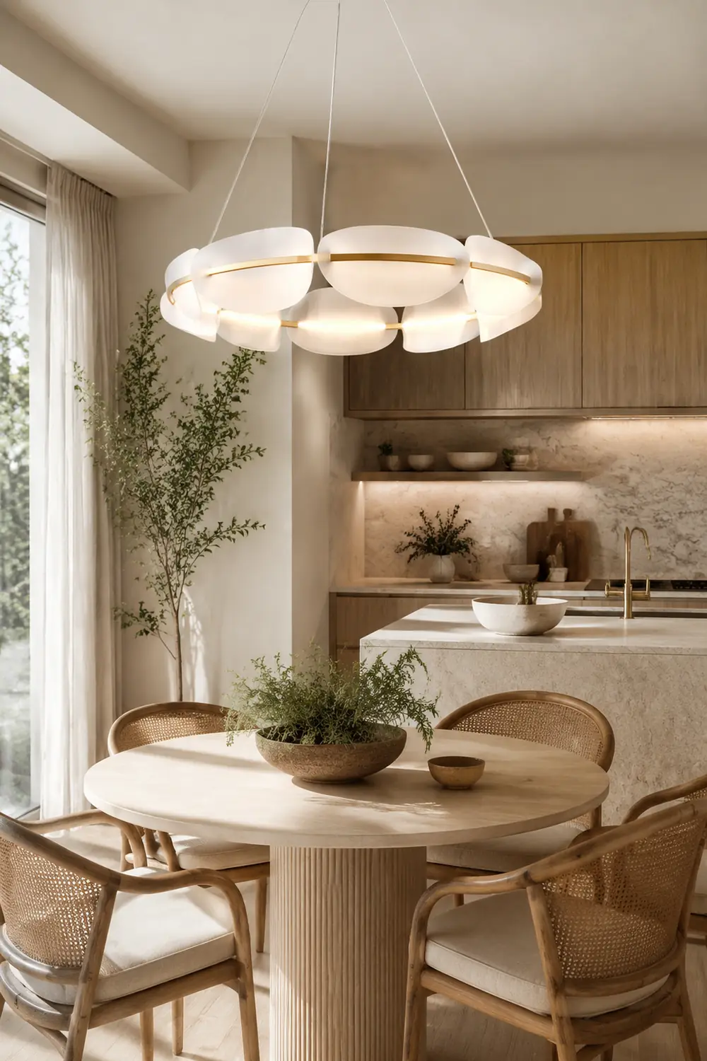 Bella Pendelleuchte Farbtemperatur schaltbar, ∅60/80cm - Lumpaz