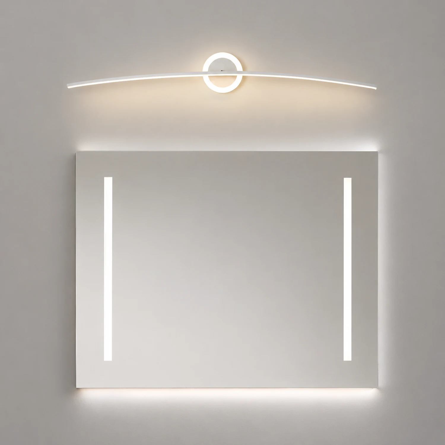 Leigh Wandlampe Vanity Spiegelfront Farbtemperatur umschaltbar, 80/100cm - Lumpaz