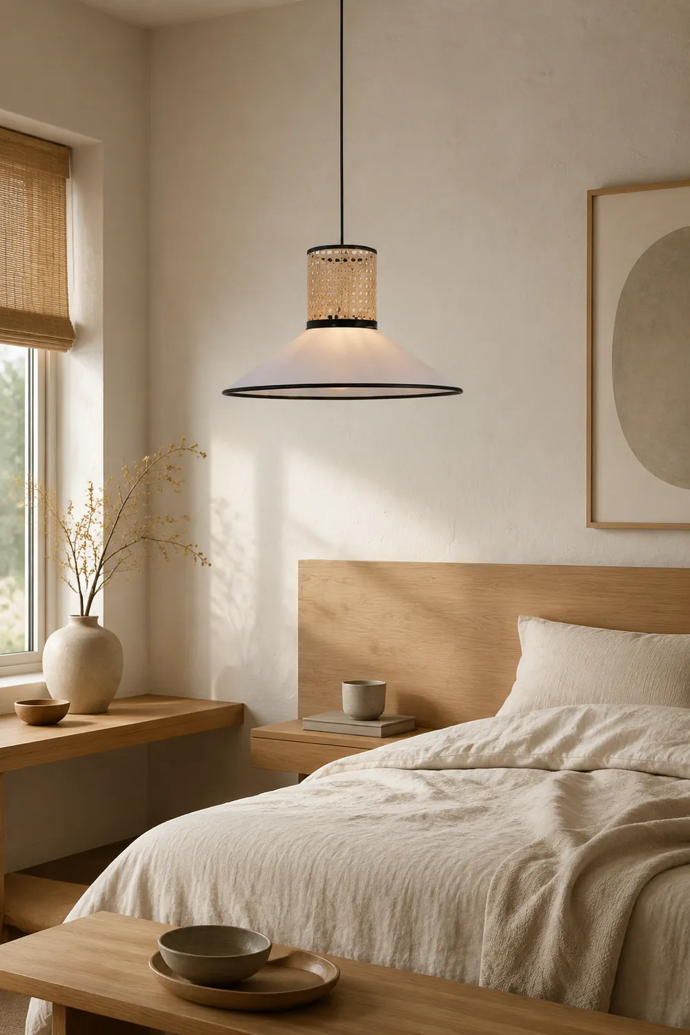 Ritta Pendelleuchte, Weiß, Durchmesser30/40/50cm - Lumpaz