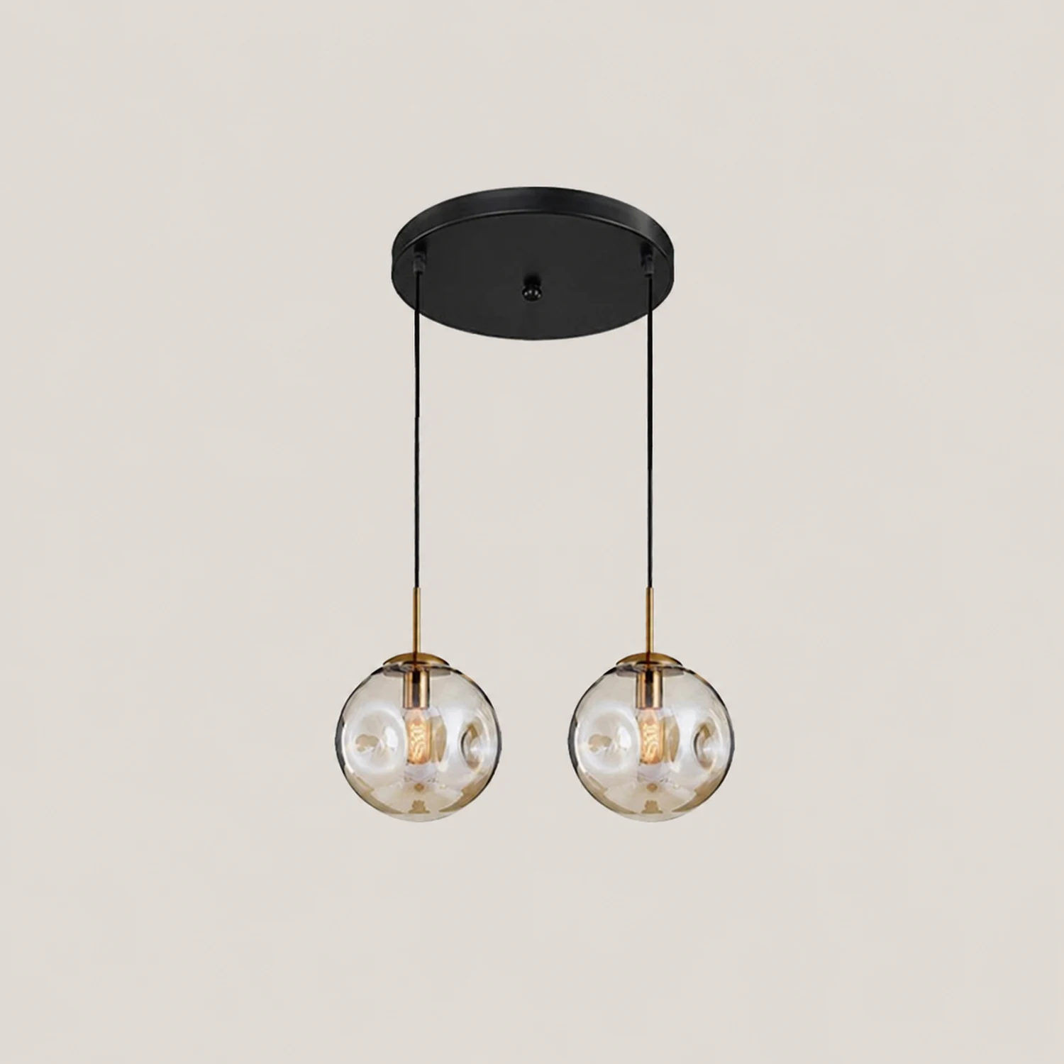 Hailie Cluster Pendelleuchte 2 Farbe, 1/2 Kopf - Lumpaz