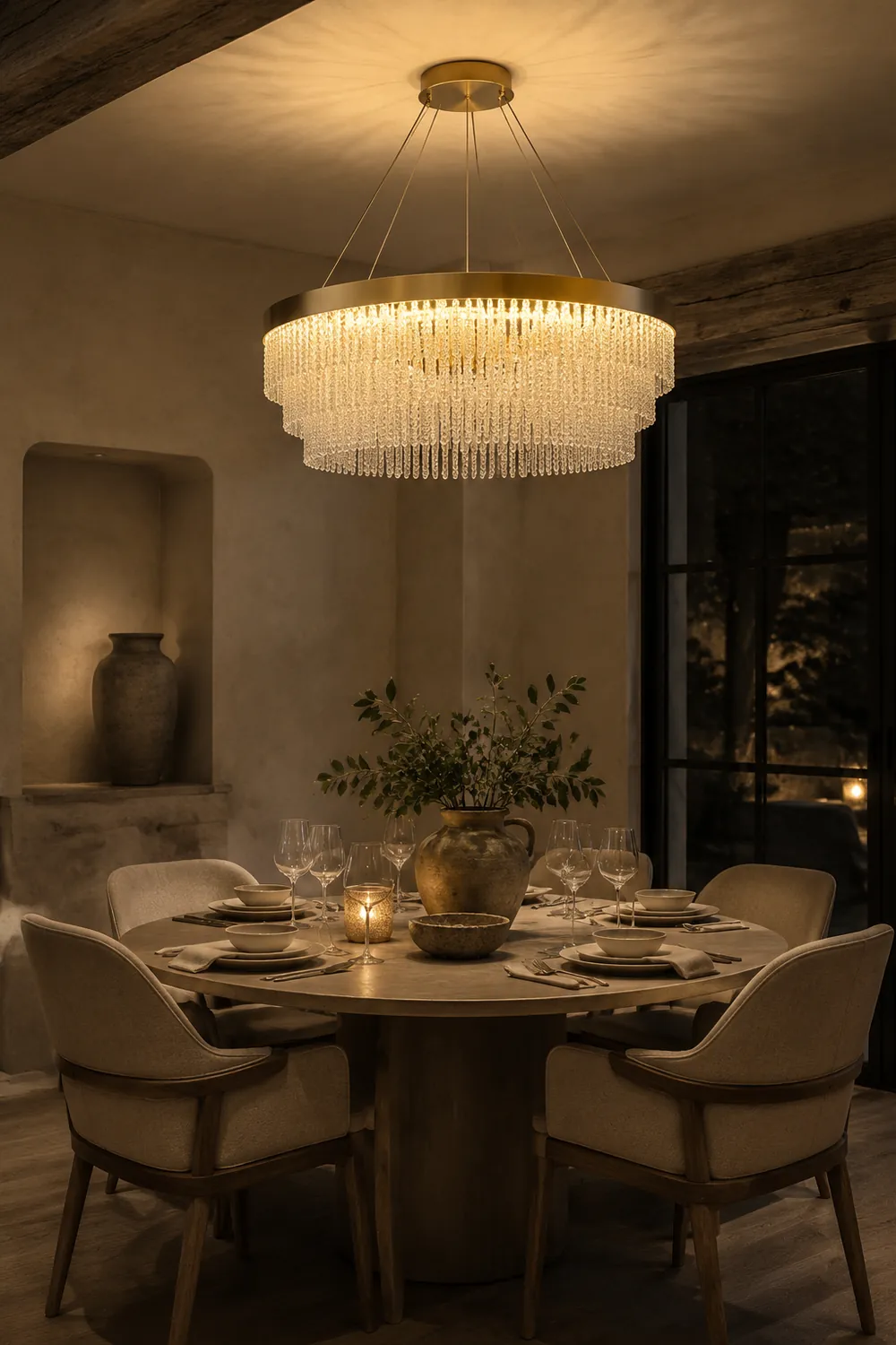 Colon Quasten Pendelleuchte Farbtemperatur umschaltbar, ∅40/60/80/100cm - Lumpaz