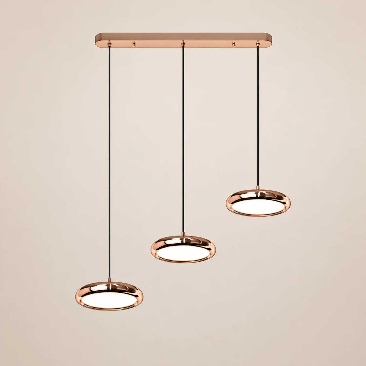 Welsh Cluster Pendelleuchte Farbtemperatur umschaltbar, 1/3 Kopf 3 Farbe - Lumpaz