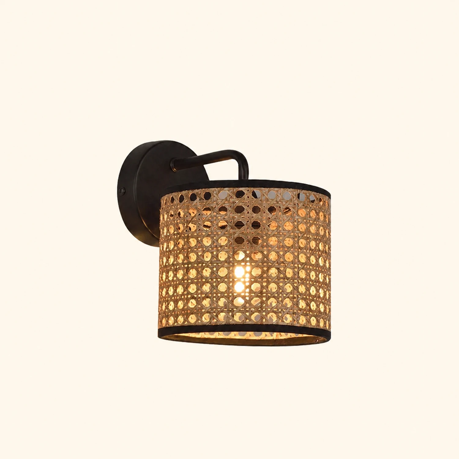 Ritta Wandleuchte, Rattan & Weidengeflecht - Lumpaz