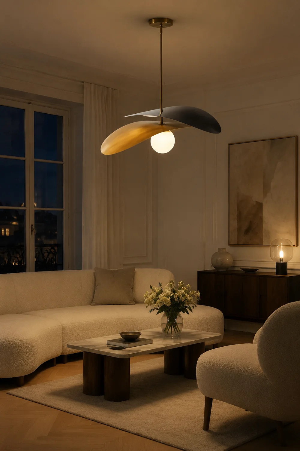 Carins Pendelleuchte, ∅75cm - Lumpaz