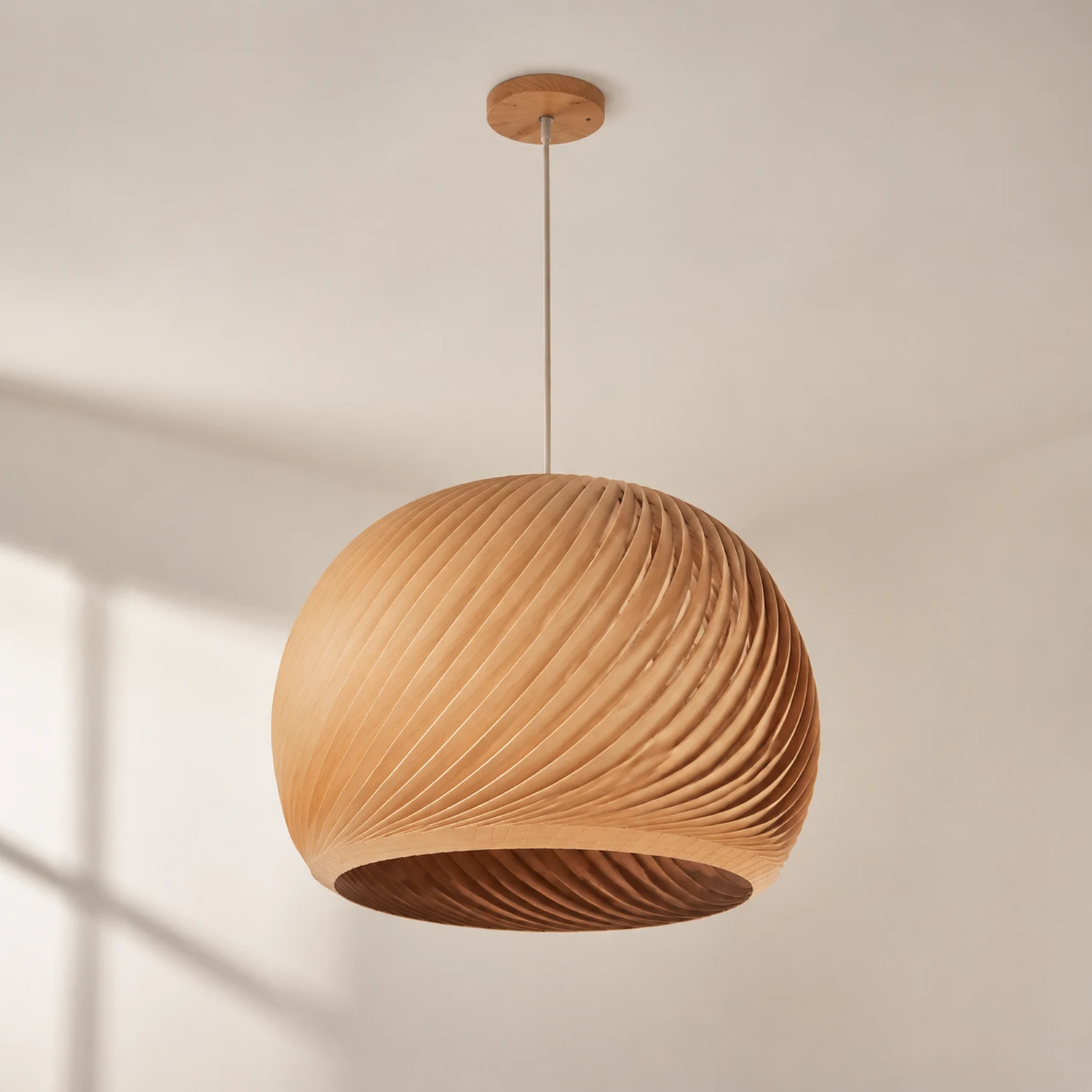Ozawa Holz Pendelleuchte 2 Farbe, ∅40/50cm - Lumpaz