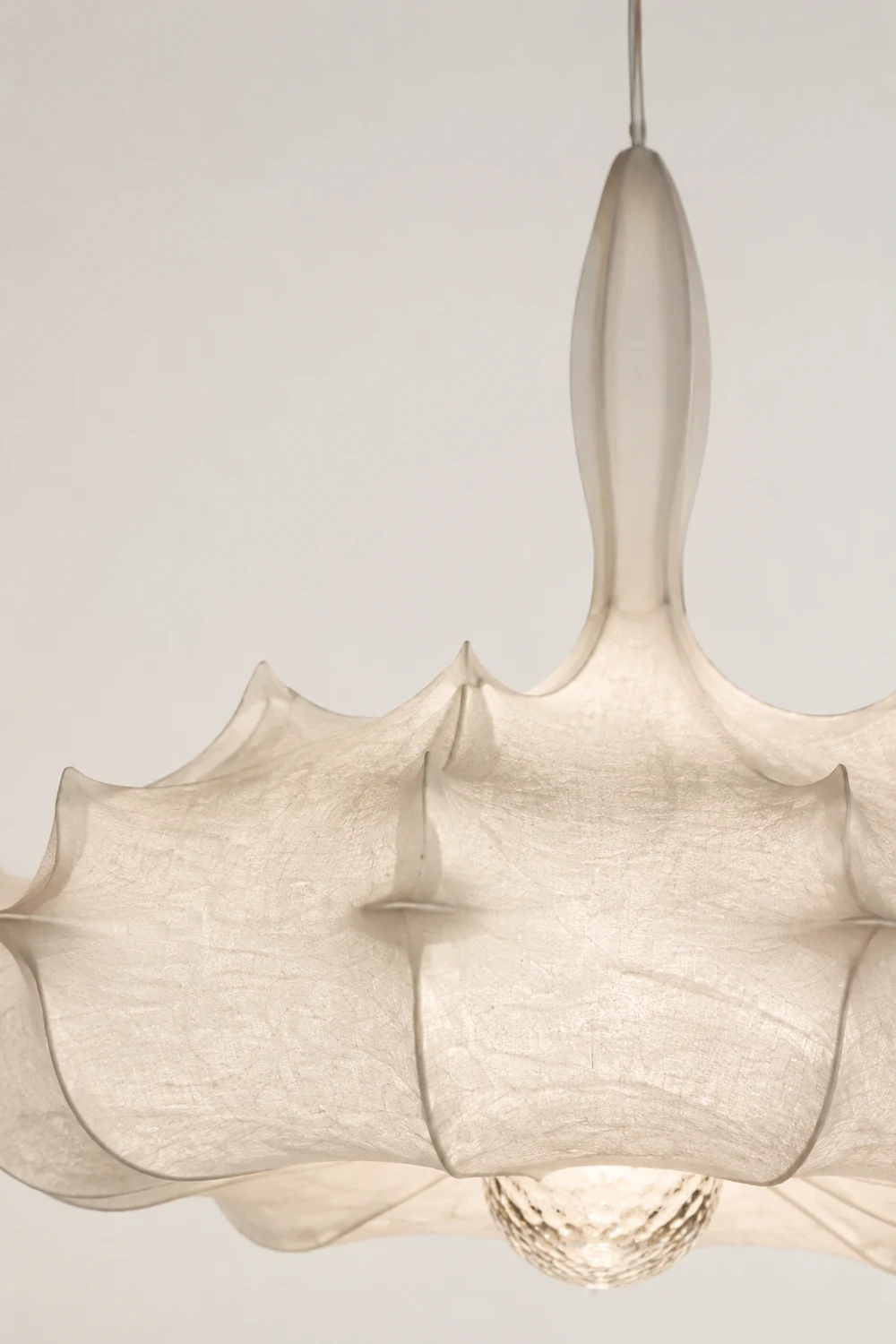 Renée Pendelleuchte, Kunstseide, ∅60cm - Lumpaz