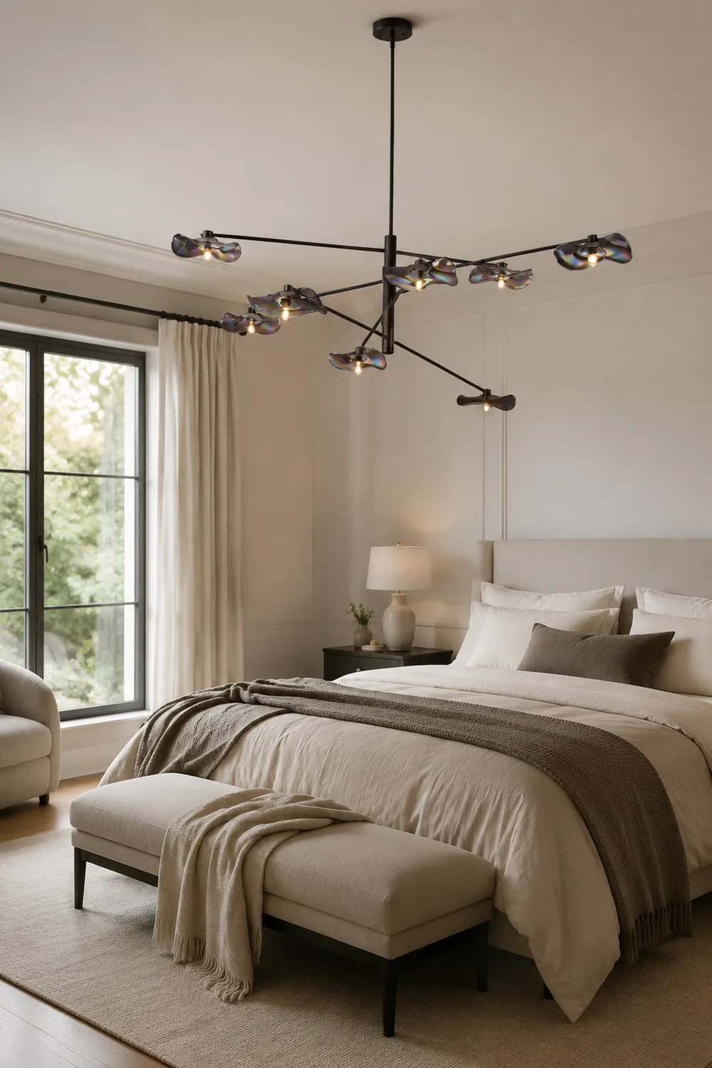 Carins Pendelleuchte 2 Farbe, 6/8 -flammig - Lumpaz