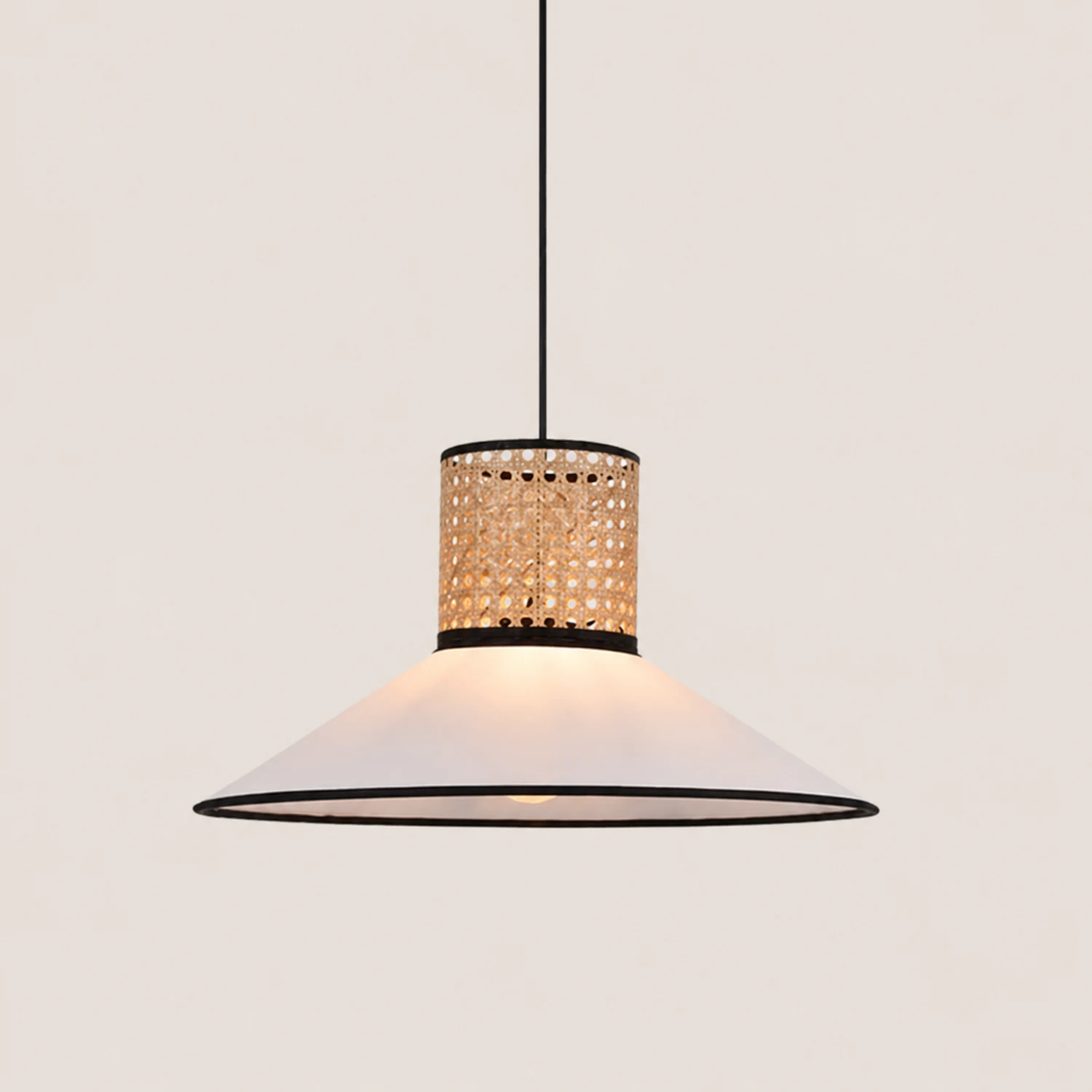 Ritta Pendelleuchte, Weiß, Durchmesser30/40/50cm - Lumpaz